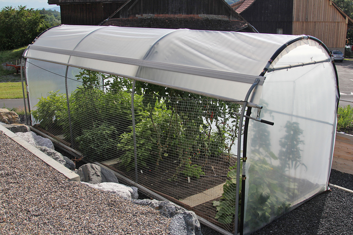 Hortuna AG GewächshausTechnik,Tomatenhäuser Kleintunnel, Luzern